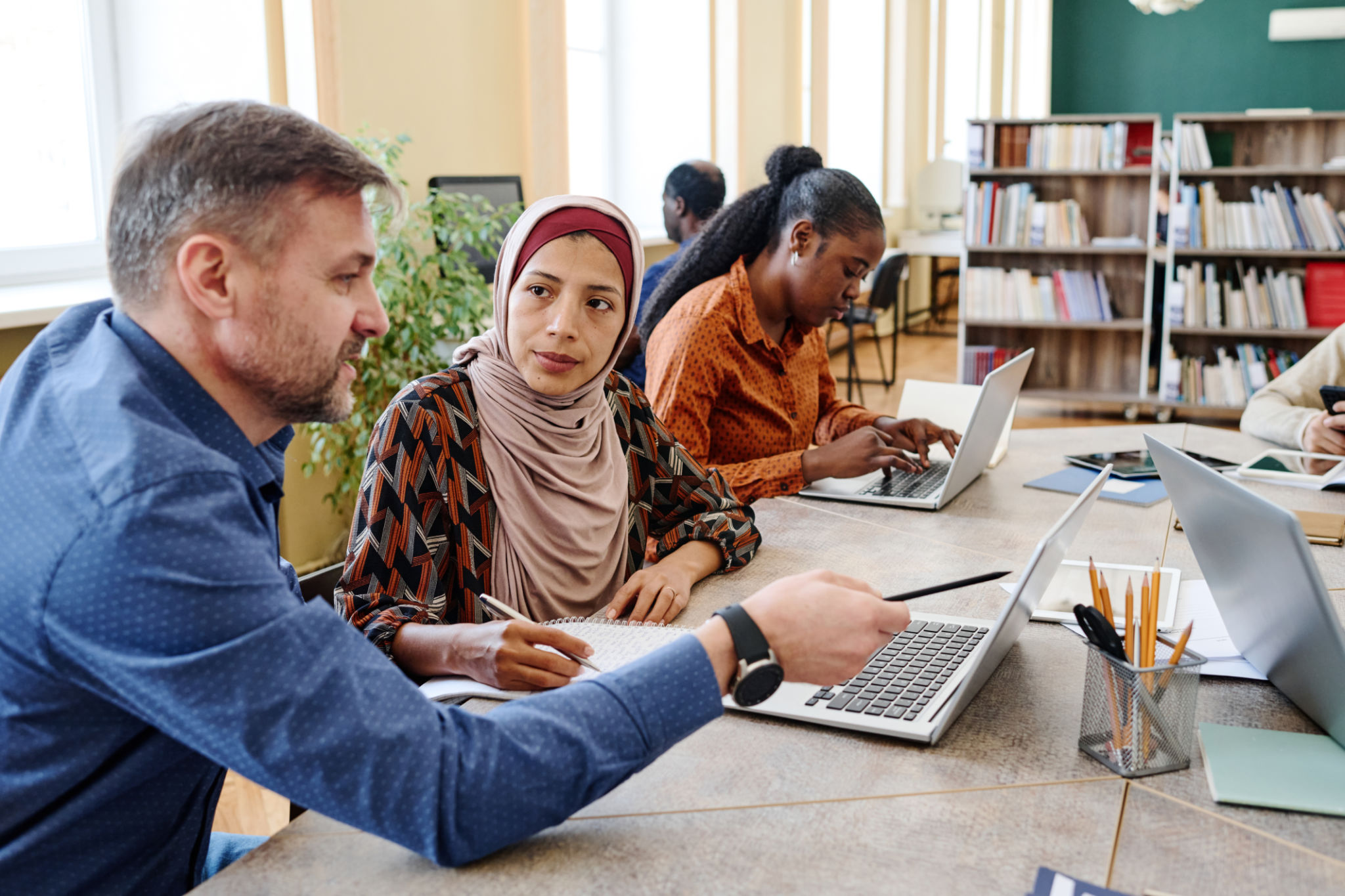 refugee working