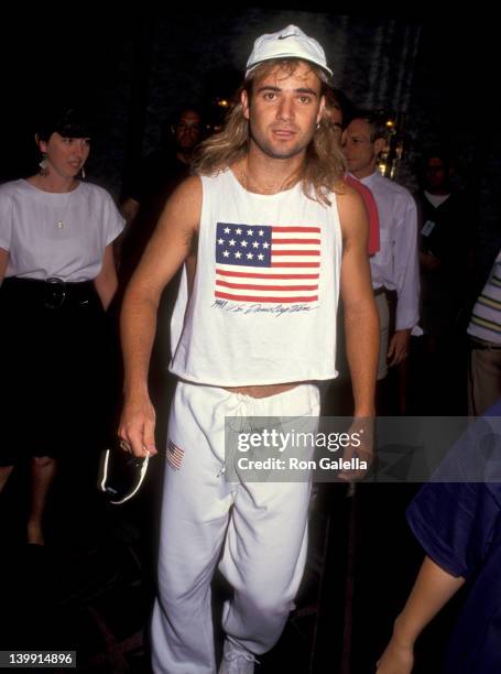 Andre Agassi at the Pathmark Tennis Classic to Benefit the Safe Passage Foundation, Crossroads Corporate Center, Mahwah.