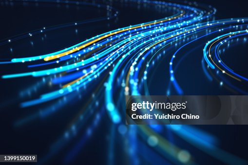 Abstract network and data speed Abstract network and data speed