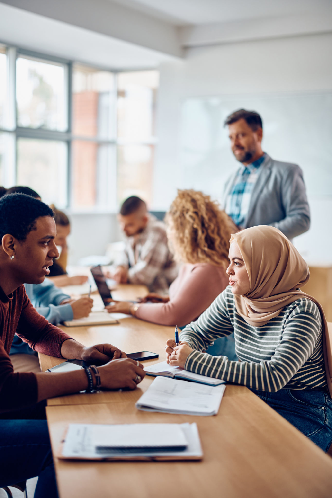 diverse classroom discussion