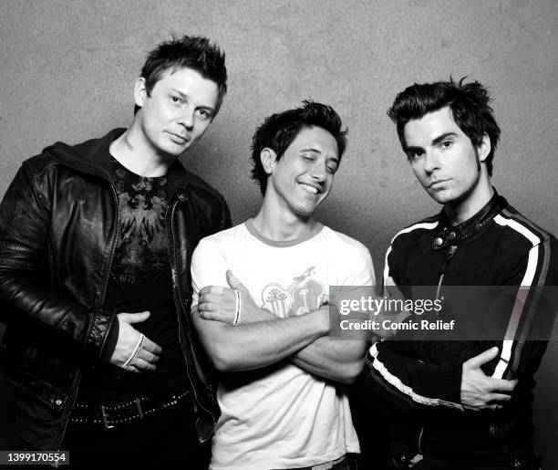 Band members from Stereophonics, Kelly Jones, Richard Jones and Javier Weyler pose for a portrait in support of the Make Poverty History campaign....