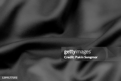 Black Color Fabric Cloth Polyester Texture And Textile Background High ...