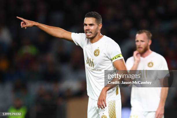 Jack Rodwell of the All Stars during the match between FC Barcelona and the A-League All Stars at Accor Stadium on May 25, 2022 in Sydney, Australia.