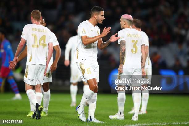 Jack Rodwell of the All Stars during the match between FC Barcelona and the A-League All Stars at Accor Stadium on May 25, 2022 in Sydney, Australia.