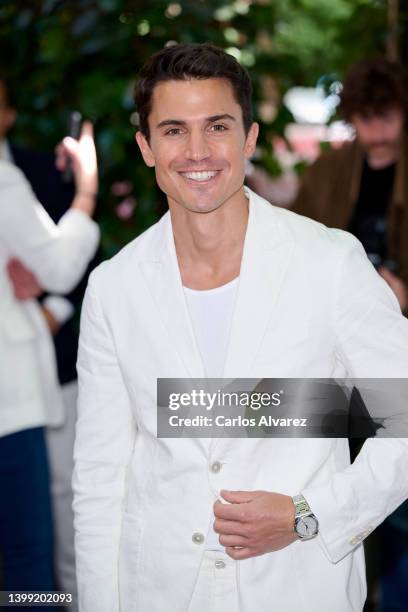 Actor Alex Gonzalez presents 'Nutralie' at the Fortuny Home Club on May 25, 2022 in Madrid, Spain.