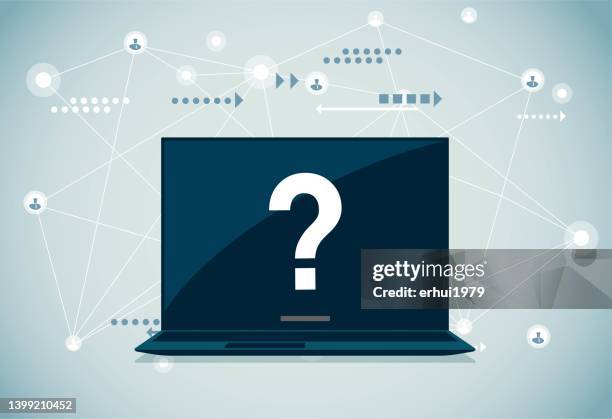 1,220 Question Mark Screen Computer Stock Photos, High-Res Pictures ...