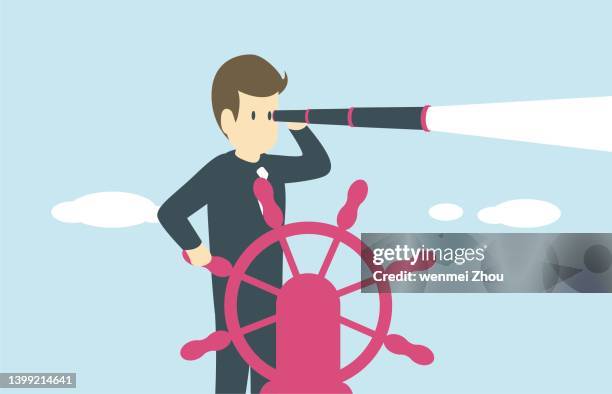 captain - rudder stock illustrations