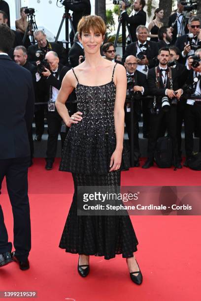 Jury Member Rebecca Hall attends the screening of "Elvis" during the 75th annual Cannes film festival at Palais des Festivals on May 25, 2022 in...