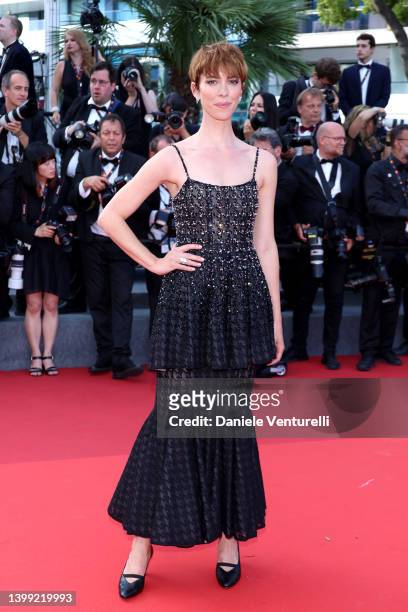 Jury Member Rebecca Hall attends the screening of "Elvis" during the 75th annual Cannes film festival at Palais des Festivals on May 25, 2022 in...