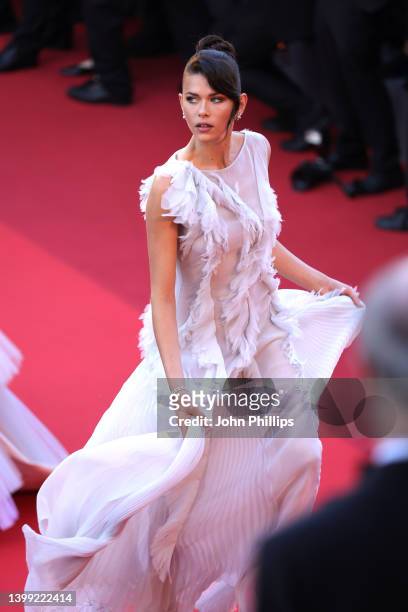 Georgia Fowler attends the screening of "Elvis" during the 75th annual Cannes film festival at Palais des Festivals on May 25, 2022 in Cannes, France.