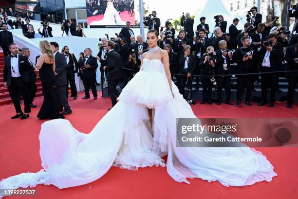 Olivia Culpo attends the screening of "Elvis" during the 75th annual Cannes film festival at Palais des Festivals on May 25, 2022 in Cannes, France.