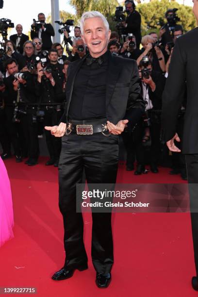 Baz Luhrmann attends the screening of "Elvis" during the 75th annual Cannes film festival at Palais des Festivals on May 25, 2022 in Cannes, France.