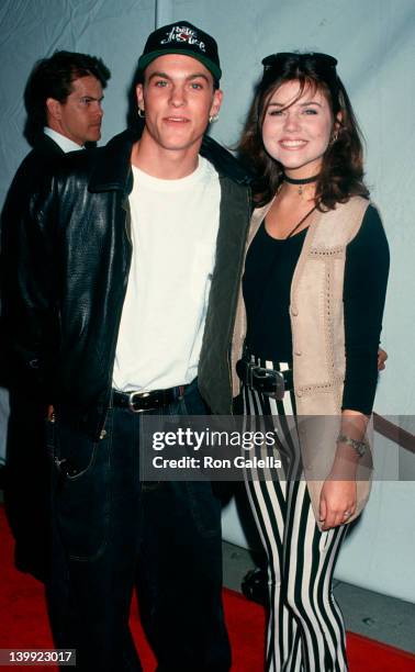Brian Austin Green and Tiffany Amber Thiessen at the World Premiere of 'Rising Sun', Academy Theater, Beverly Hills.