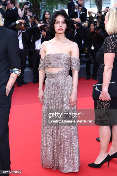 Noee Abita attends the screening of "Elvis" during the 75th annual Cannes film festival at Palais des Festivals on May 25, 2022 in Cannes, France.