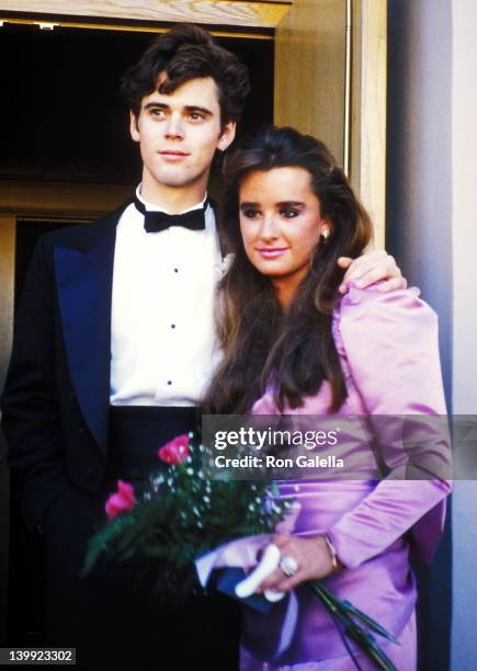 Thomas Howell and Kyle Richards at the Wedding of Kim Richards & G. Monty Brinson, Beverly Hilton Hotel, Beverly Hills.