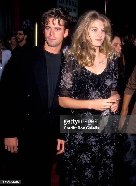Thomas Howell and Lala Zappa at the Premiere of 'Pump Up the Volume', Mann's Chinese Theatre, Hollywood.