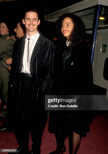 Thomas Howell and Rae Dawn Chong at the Premiere of 'Empire of the Sun', Mann Village Theatre, Westwood.