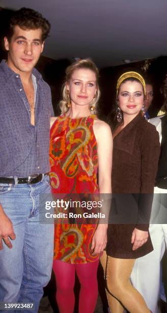 Paul Michael Valley, Jessica Tuck, and Yasmine Bleeth at the Blades Against AIDS Benefit, Roxy, New York City.