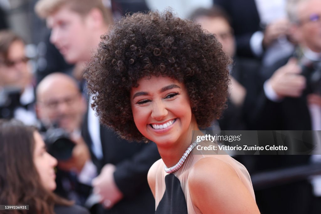 Lena Mahfouf attends the screening of "Elvis" during the 75th annual