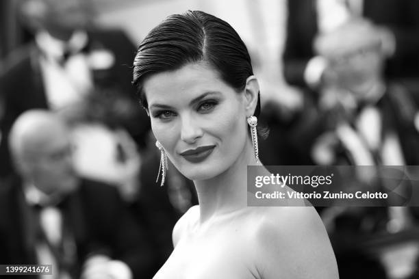 Isabelli Fontana attends the screening of "Elvis" during the 75th annual Cannes film festival at Palais des Festivals on May 25, 2022 in Cannes,...