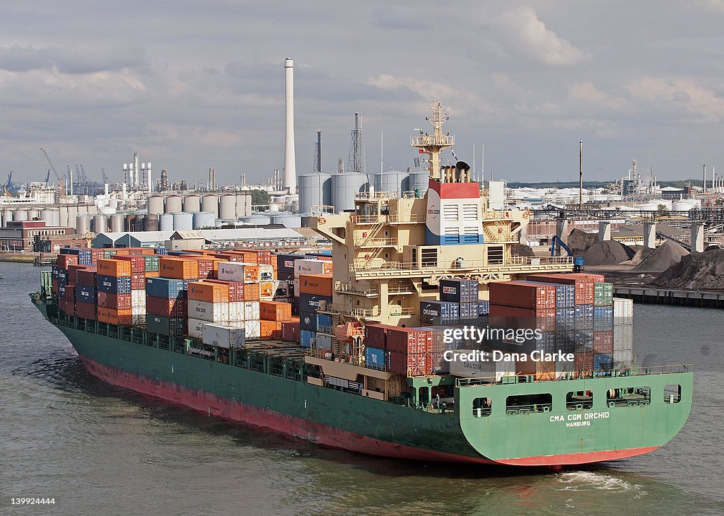 Container Ship CMA CGM Orchid