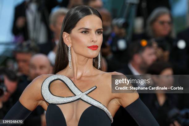 Izabel Goulart attends the screening of "Elvis" during the 75th annual Cannes film festival at Palais des Festivals on May 25, 2022 in Cannes, France.