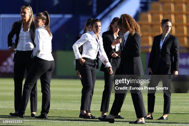 Marta Corredera of Real Madrid is seen during the spanish women cup Semi Finals 2, Copa de la Reina, football match played between FC Barcelona and...