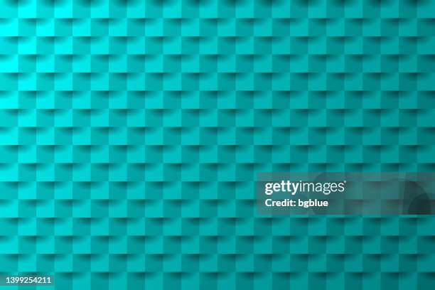 abstract blue green background - geometric texture - wall shadow stock illustrations