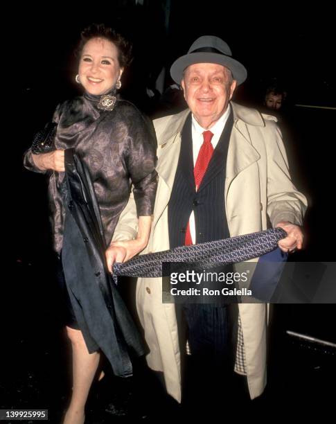 Cindy Adams and Joey Adams at the Opening Night Party for 'An Inspector Calls', Sardi's Restaurant, New York City.