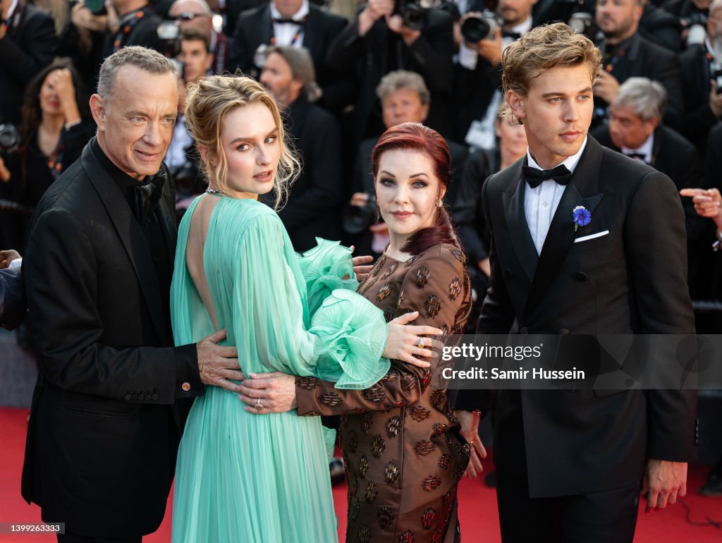 Tom Hanks, Olivia DeJonge, Priscilla Presley and Austin Butler attend