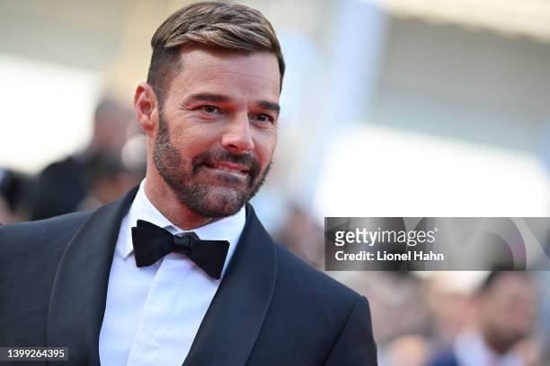 Ricky Martin attends the screening of "Elvis" during the 75th annual Cannes film festival at Palais des Festivals on May 25, 2022 in Cannes, France.
