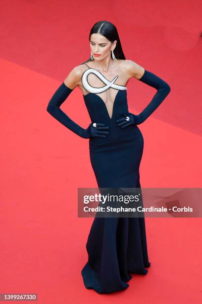 Izabel Goulart attends the screening of "Elvis" during the 75th annual Cannes film festival at Palais des Festivals on May 25, 2022 in Cannes, France.