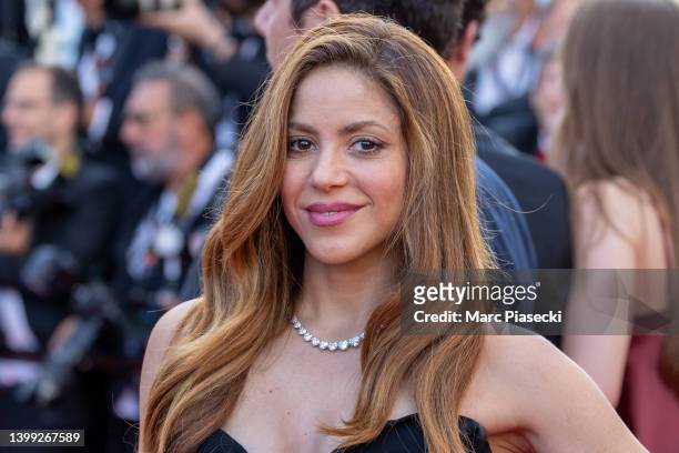 Singer Shakira attends the screening of "Elvis" during the 75th annual Cannes film festival at Palais des Festivals on May 25, 2022 in Cannes, France.