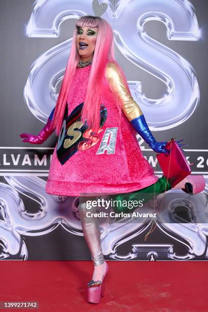 Diossa attends 'Salvame Fashion Week' photocall at the Mediaset studios on May 25, 2022 in Madrid, Spain.