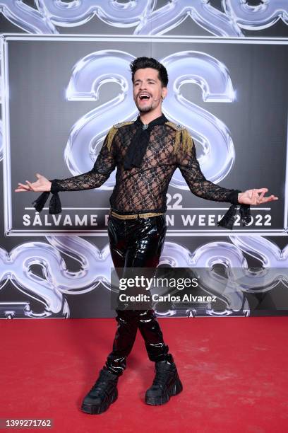 Andrei-Ionut Ursu aka WRS attends 'Salvame Fashion Week' photocall at the Mediaset studios on May 25, 2022 in Madrid, Spain.