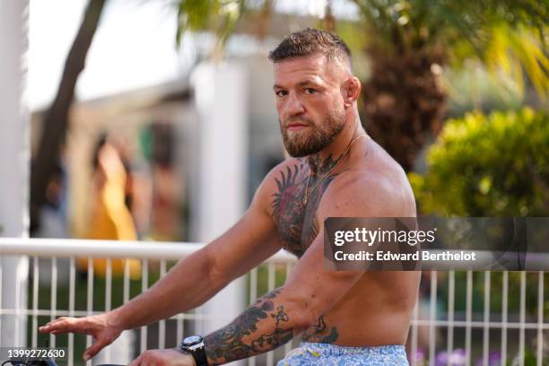 Conor McGregor is seen during the 75th annual Cannes film festival at on May 25, 2022 in Cannes, France.