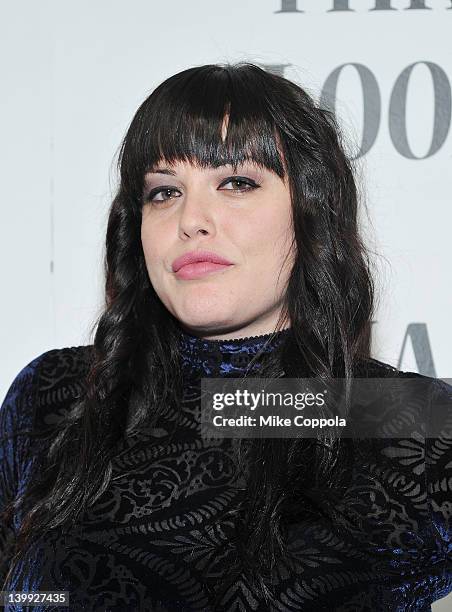 Actress/model Mia Tyler attends the Art Photography of Mia Tyler exhibit at RIFF's WTF Saturday on February 25, 2012 in New York City.