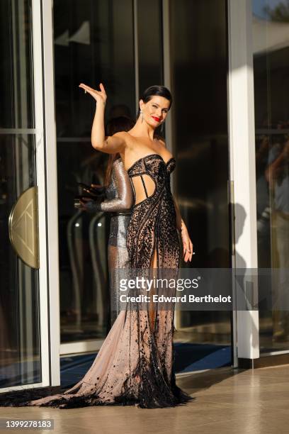 Isabeli Fontana is seen during the 75th annual Cannes film festival, on May 25, 2022 in Cannes, France.