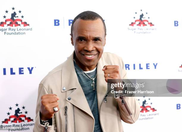 Sugar Ray Leonard attends the 11th Annual Sugar Ray Leonard Foundation "Big Fighters, Big Cause" charity boxing night at The Beverly Hilton on May...