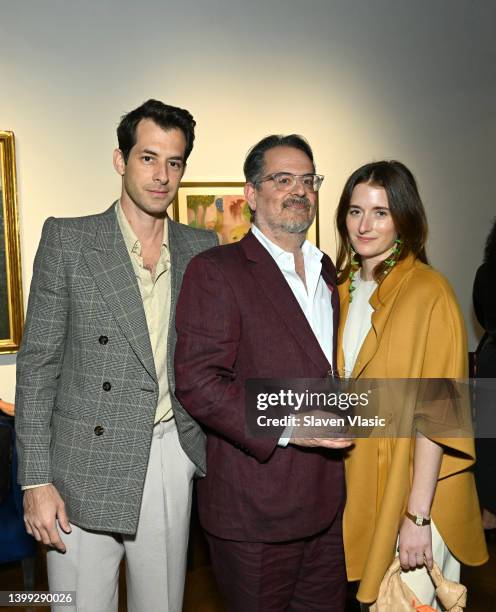 Mark Ronson, Randall Poster and Grace Gummer attend as Randall Poster and Warby Parker celebrate The Birdsong Project launch at The National Arts...