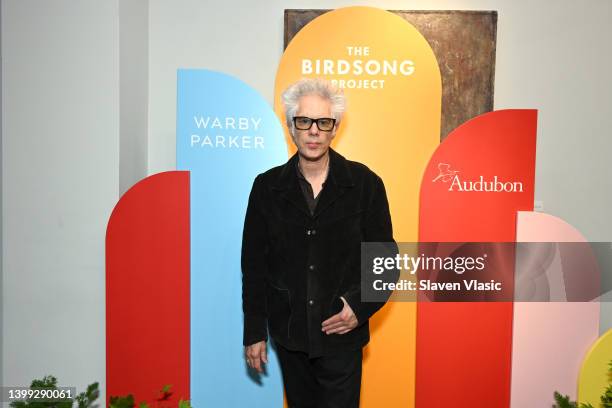 Film Directorand Screenwriter Jim Jarmusch attends as Randall Poster and Warby Parker celebrate The Birdsong Project launch at The National Arts Club...