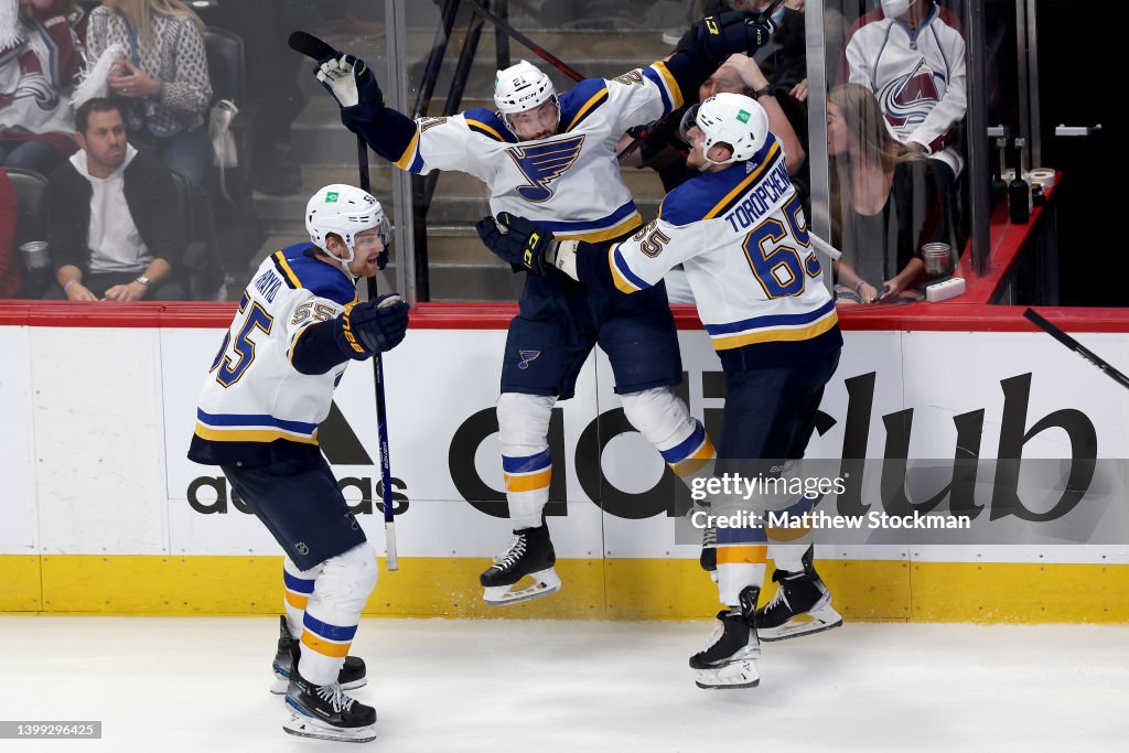 St Louis Blues v Colorado Avalanche - Game Five