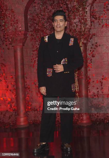 Manish Malhotra attends Karan Johar's birthday bash on May 25, 2022 in Mumbai, India