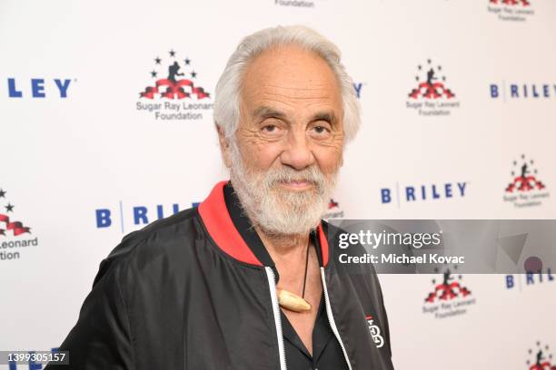 Tommy Chong attends Sugar Ray Leonard Foundation's 11th Annual 'Big Fighters, Big Cause' Charity Boxing Night presented by B. Riley Securities at The...