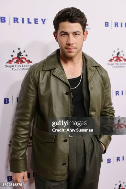 Nick Jonas attends the 11th Annual Sugar Ray Leonard Foundation "Big Fighters, Big Cause" charity boxing night at The Beverly Hilton on May 25, 2022...