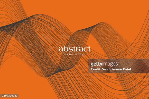 draped net pattern on ripple thin curves. abstract vector colored waves. - crossing lines stock illustrations