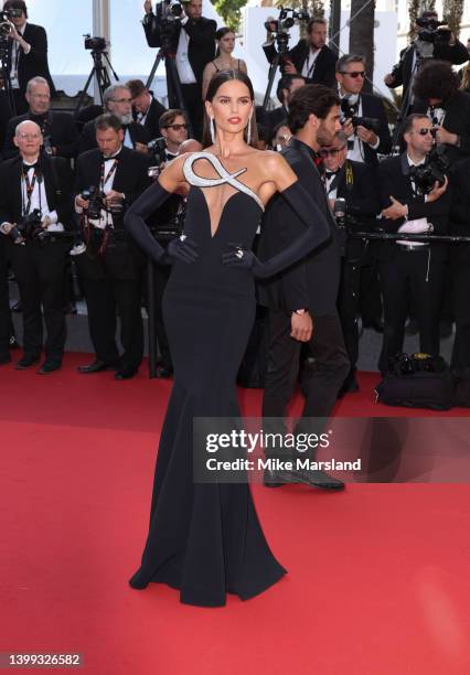 Izabel Goulart attends the screening of "Elvis" during the 75th annual Cannes film festival at Palais des Festivals on May 25, 2022 in Cannes, France.