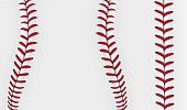 Baseball lace pattern, softball ball stitch thread