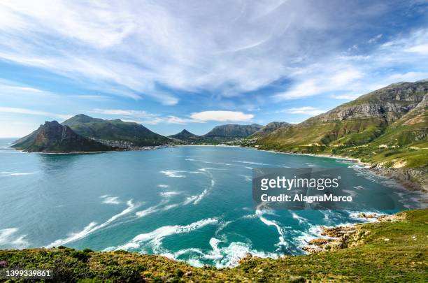 hout bay 2 - chapmans peak stock pictures, royalty-free photos & images
