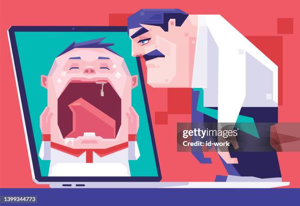 Guy Frantic On Computer Clip Art Photos and Premium High Res Pictures ...
